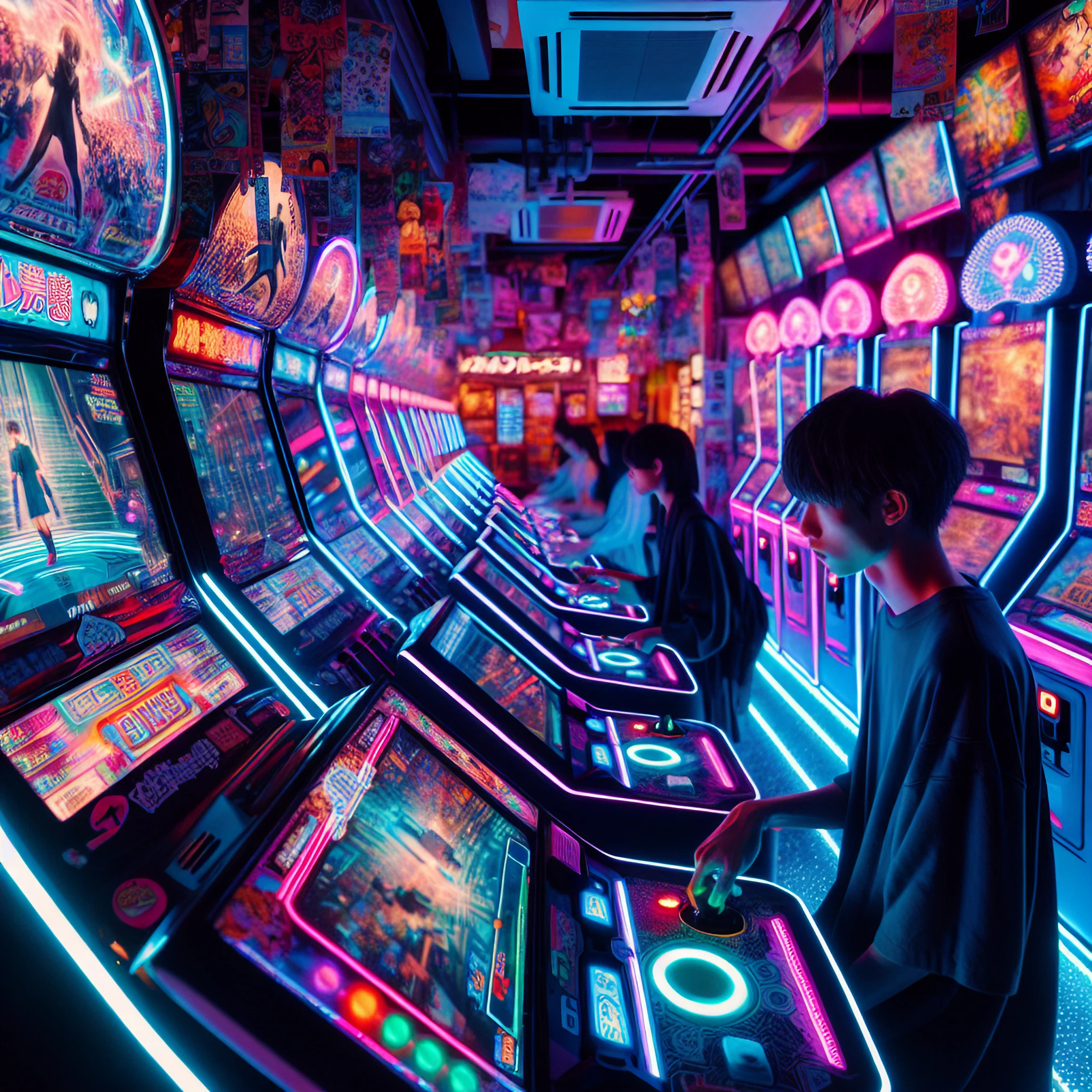 Step into the Neon World of Japanese Gaming Cafes and Arcades